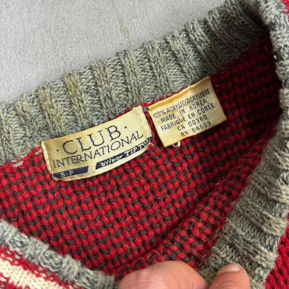 Vintage Club International Chunky Knit Sweater Small - Picture 5 of 6